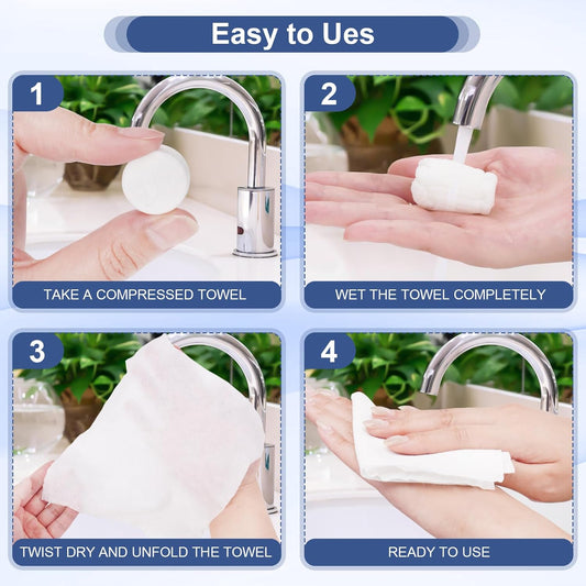 5 Compressed Towels