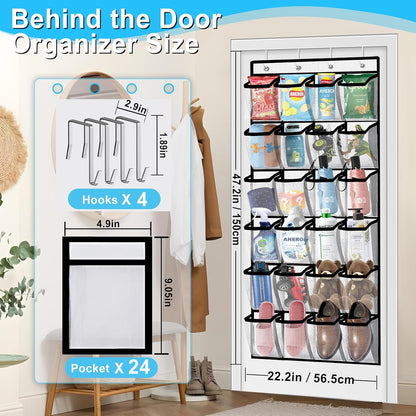 Over the Door Organizer for all your cruise items - 24 Mesh Pockets NOT PLASTIC